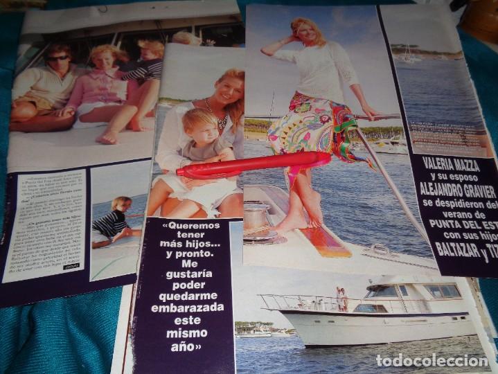 Sammeln von Zeitschriften &iexcl;Hola!: RECORTE : VALERIA MAZZA, CON SU FAMILIA. HOLA, MAYO 2004(#)