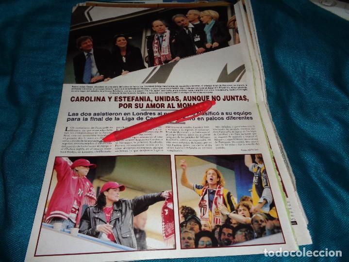 Sammeln von Zeitschriften &iexcl;Hola!: RECORTE : CAROLINA Y ESTEFANIA DE MONACO, EN PARTIDO LIGA DE CAMPEONES. HOLA, MAYO 2004(#)