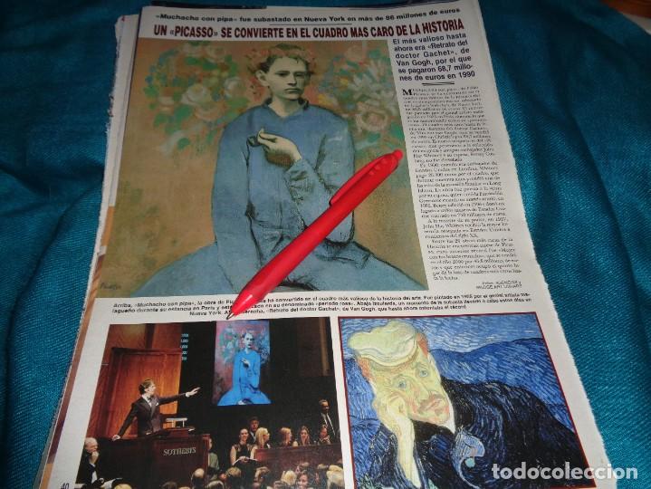 Sammeln von Zeitschriften &iexcl;Hola!: RECORTE : UN PICASSO SE CONVIERTE EN EL CUADRO MAS CARO DE LA HISTORIA. HOLA, MAYO 2004(#)