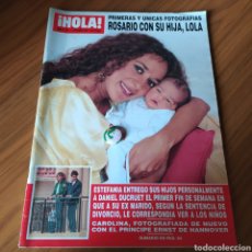 Coleccionismo de Revista Hola: REVISTA HOLA N. 2723 17 OCTUBRE 1996 ROSARIO CON SU HIJA LOLA. Lote 289582588