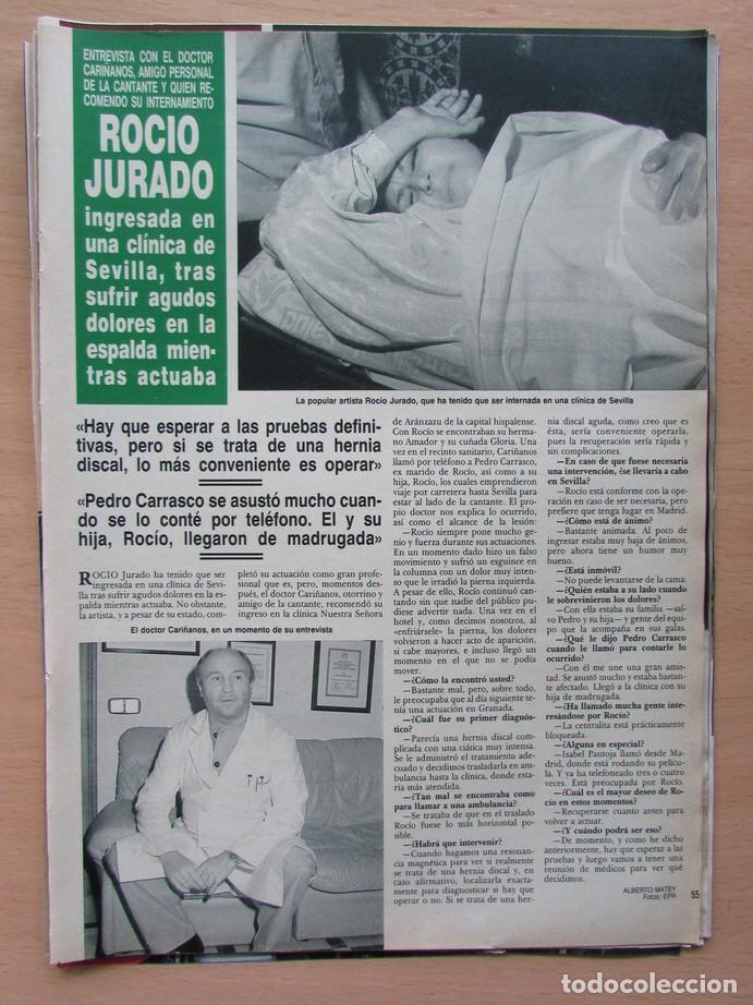 Coleccionismo de Revista Hola: RECORTE REVISTA HOLA N.&ordm; 2394 1990 ROC&Iacute;O JURADO