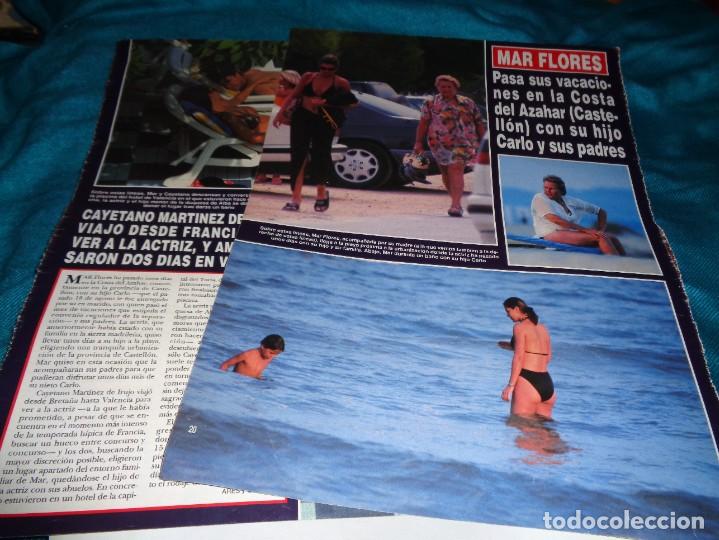 Sammeln von Zeitschriften &iexcl;Hola!: RECORTE : MAR FLORES, VACACIONES EN FAMILIA. HOLA, SPTIMBRE 1997(#)