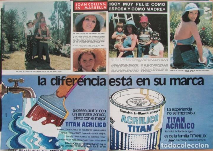 Collection Magazine &iexcl;Hola!: RECORTE REVISTA HOLA N.&ordm; 1599 1975 JOAN COLLINS