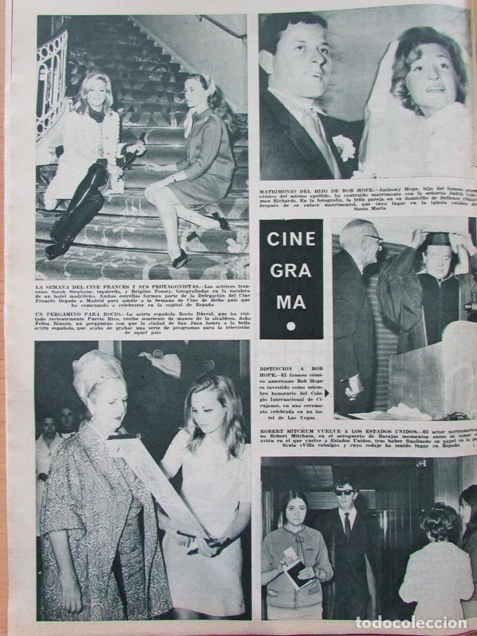 Coleccionismo de Revista Hola: RECORTE REVISTA HOLA N.&ordm; 1216 1967 ROC&Iacute;O D&Uacute;RCAL, SARAH STEPHANE, BRIGITTE FOSSEY
