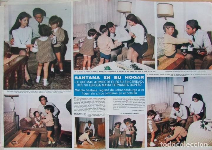 Collection Magazine &iexcl;Hola!: RECORTE REVISTA HOLA N.&ordm; 1216 1967 MANUEL SANTANA. PAOLA DE LIEJA. CONSERVAS ALBO