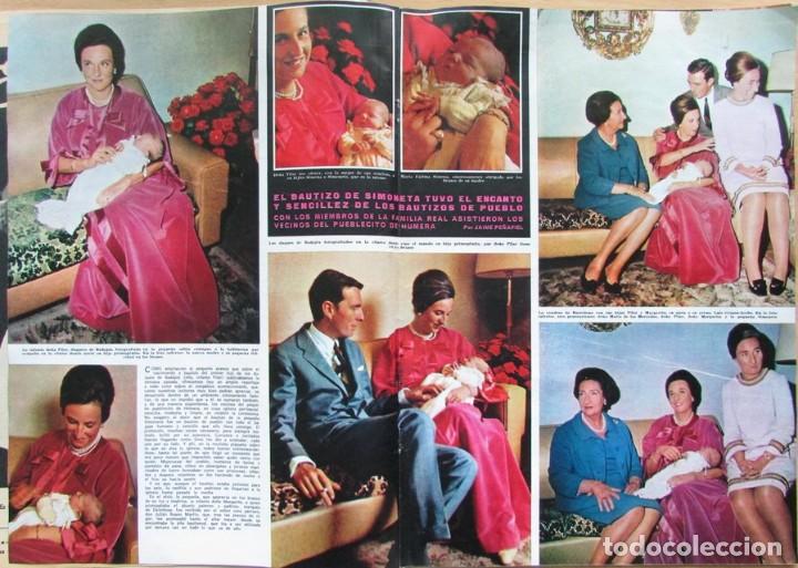 Collection Magazine &iexcl;Hola!: RECORTE REVISTA HOLA N.&ordm; 1264 1968 BAUTIZO DE SIMONETA G&Oacute;MEZ-ACEBO. DUQUES DE BADAJOZ. 5 PGS