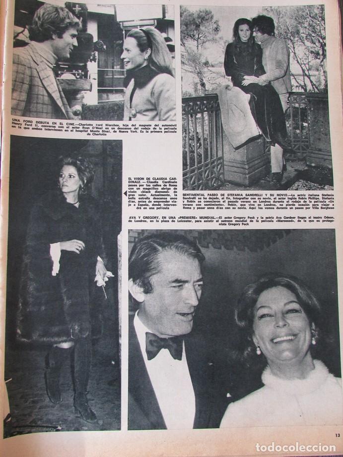 Collection Magazine &iexcl;Hola!: RECORTE REVISTA HOLA N.&ordm; 1329 1970 AVA GARDNER, STEFANIA SANDRELLI, CLAUDIA CARDINALE