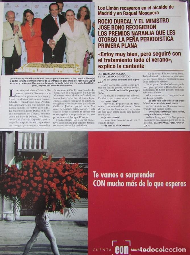 Coleccionismo de Revista Hola: RECORTE REVISTA HOLA N.&ordm; 3179 2005 ROC&Iacute;O D&Uacute;RCAL.