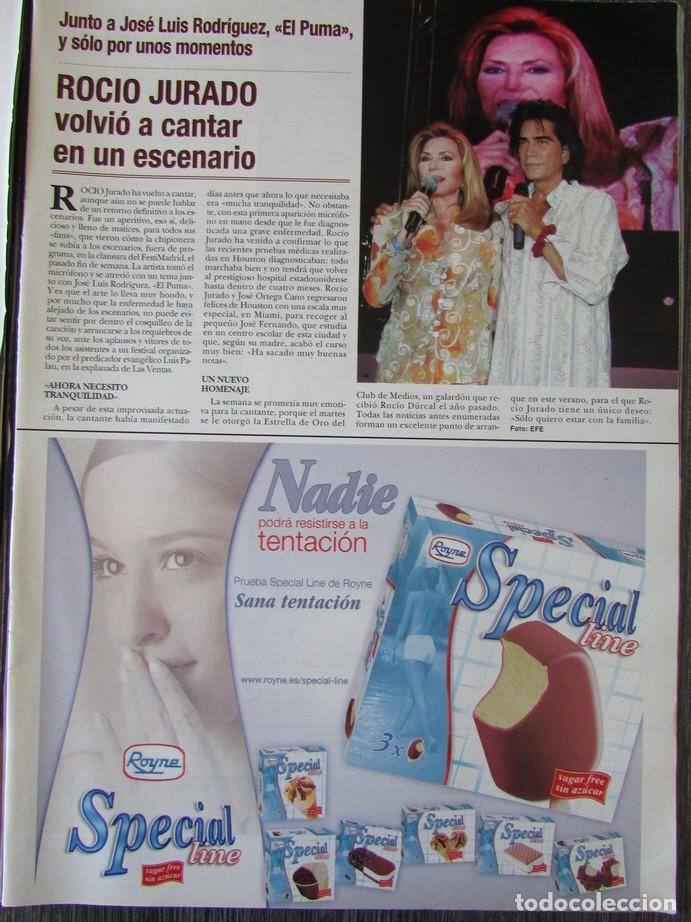 Collection Magazine &iexcl;Hola!: RECORTE REVISTA HOLA N.&ordm; 3179 2005 ROC&Iacute;O JURADO. BEL&Eacute;N ESTEBAN
