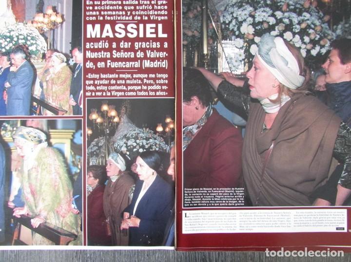Coleccionismo de Revista Hola: RECORTE REVISTA HOLA N.&ordm; 2961 2001 MASSIEL 3 PGS