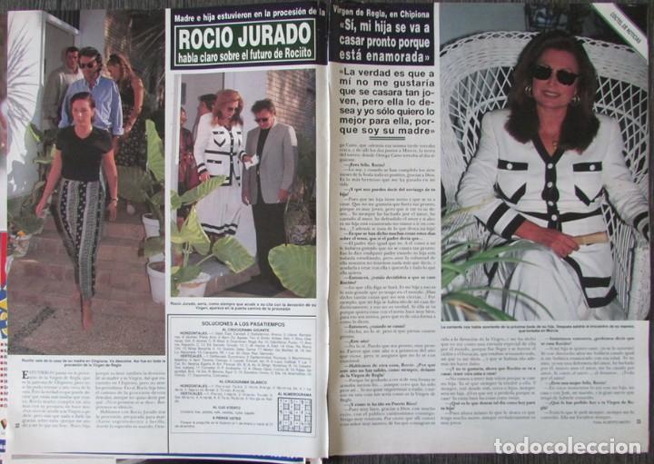 Coleccionismo de Revista Hola: RECORTE REVISTA HOLA N.&ordm; 2667 1995 ROC&Iacute;O JURADO