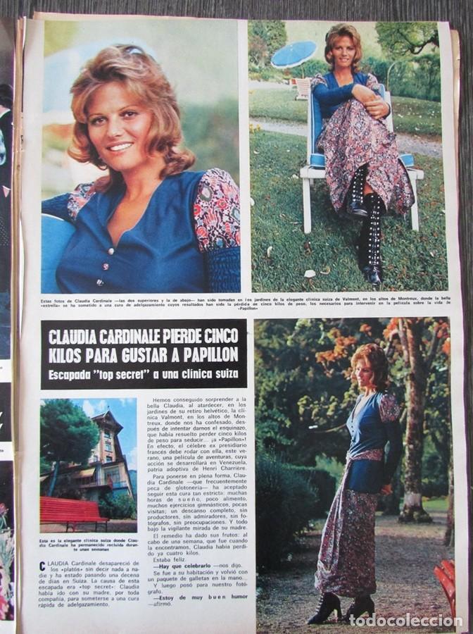 Collection Magazine &iexcl;Hola!: RECORTE REVISTA HOLA N.&ordm; 1347 1970 CLAUDIA CARDINALE. TRICIA NIXON 4 PGS