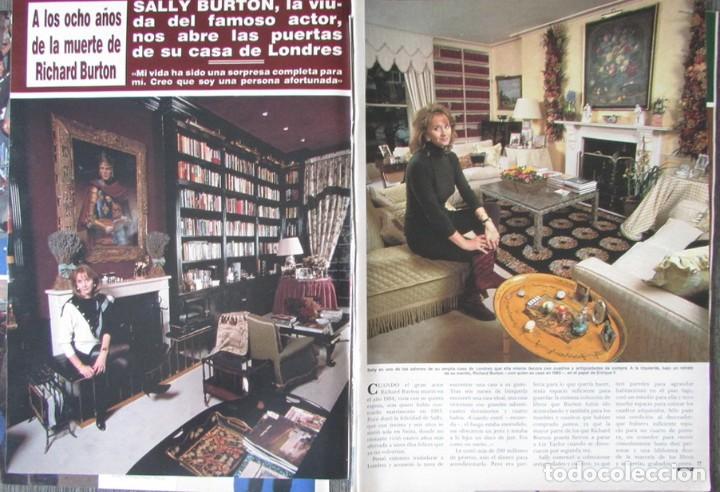 Sammeln von Zeitschriften &iexcl;Hola!: RECORTE REVISTA HOLA N.&ordm; 2494 1992 SALLY BURTON 3 PGS