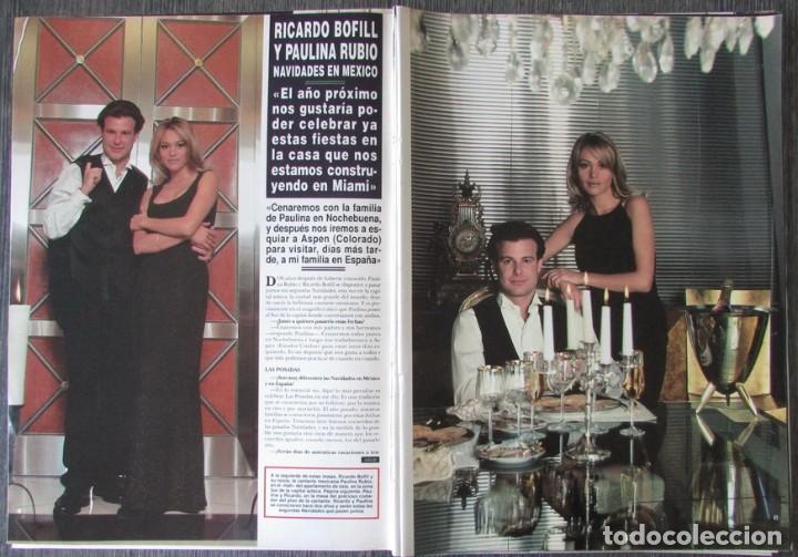 Collection Magazine &iexcl;Hola!: RECORTE REVISTA HOLA N.&ordm; 2733 1996 RICARDO BOFILL Y PAULINA RUBIO 4 PGS