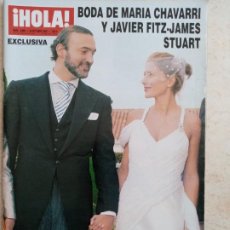 Coleccionismo de Revista Hola: HOLA 3.090 AÑO 2003.BODA DE MARIA CHAVARRI Y JAVIER FITZ-JAMES STUART EXCLUSIVA ETC...MODA .