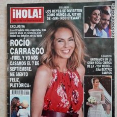 Coleccionismo de Revista Hola: HOLA 3.755 AÑO 2016.ROCIO CARRASCO.LOS REYES.SARA CARBONERO.BODA GRIEGA ANA BEATRIZ TOP MODEMODA ETC