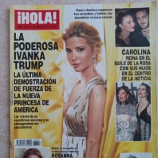 Coleccionismo de Revista Hola: HOLA 3.791AÑO 2016 IVANKA TRUMP.CAROLINA DE MONACO.DAVID BISBAL Y ROSANNA ZANETTIMODA ETC. Lote 293492833