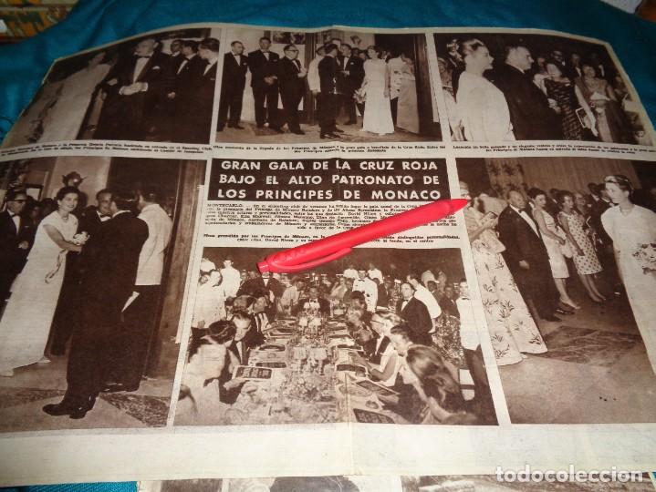 Sammeln von Zeitschriften &iexcl;Hola!: RECORTE : GRACE DE MONACO EN LA GRAN GALA DE LA CRUZ ROJA. HOLA, AGOSTO 1963(#)