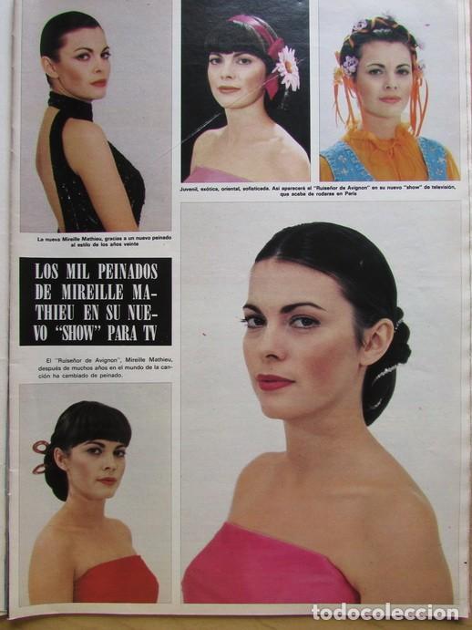 Sammeln von Zeitschriften &iexcl;Hola!: RECORTE REVISTA HOLA N.&ordm; 1703 1977 MIREILLE MATHIEU 3 PGS