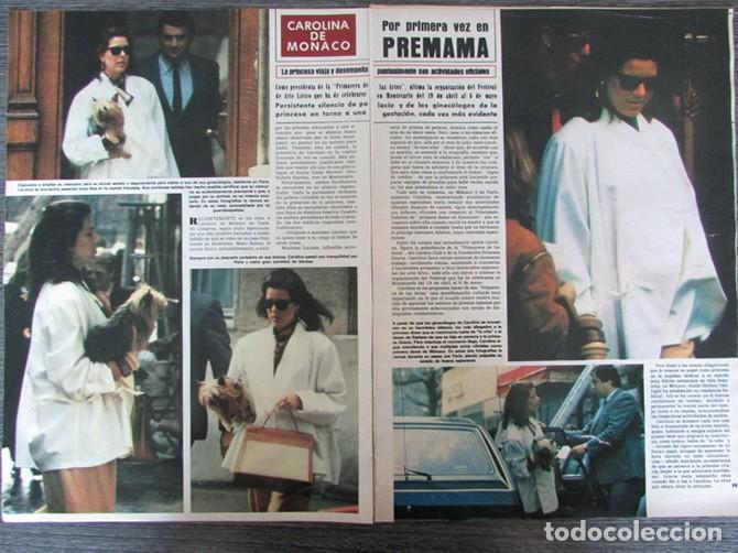 Coleccionismo de Revista Hola: RECORTE REVISTA HOLA N&ordm; 2068 1984 CAROLINA DE M&Oacute;NACO. JULIO IGLESIAS