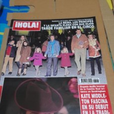 Collezionismo di Rivista Hola: REVISTA HOLA NUMERO 3518 FAMILIA REAL ESPAÑOLA, KATE MIDDLETON. Lote 296635003