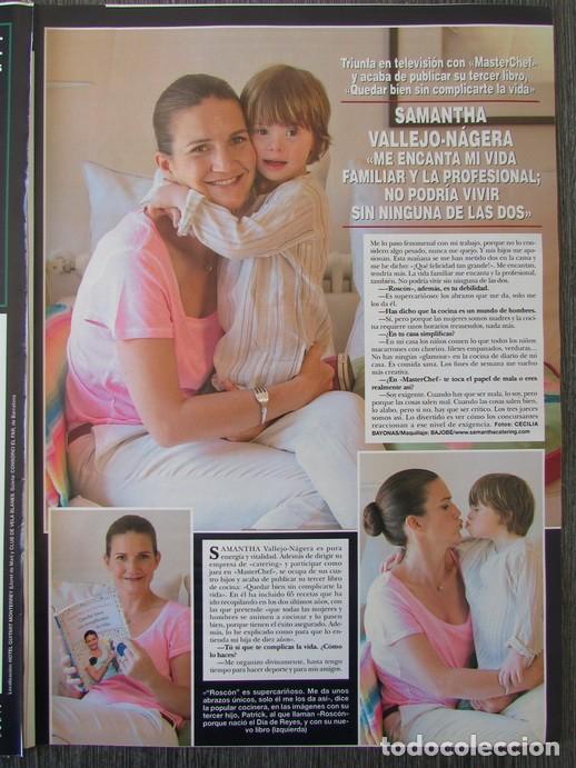 Coleccionismo de Revista Hola: RECORTE REVISTA HOLA N.&ordm; 3594 2013 SAMANTHA VALLEJO-N&Aacute;GERA. PAULA ECHEVARR&Iacute;A Y DAVID BUSTAMAMTE.