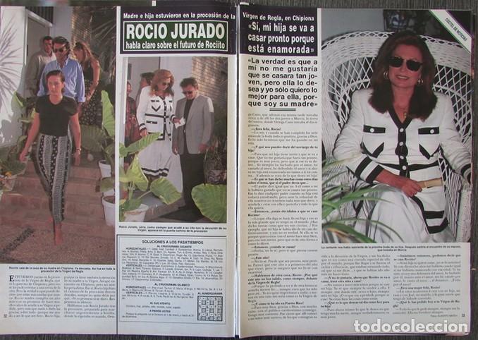 Colecionismo da Revista &iexcl;Hola!: RECORTE REVISTA HOLA N.&ordm; 2667 1995 ROC&Iacute;O JURADO, ROC&Iacute;O CARRASCO
