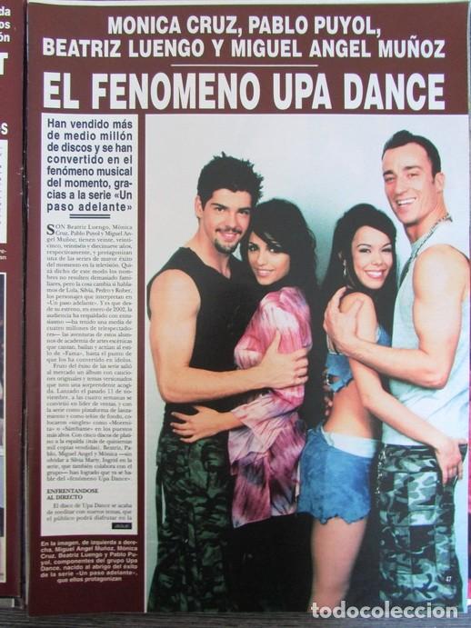 Colecionismo da Revista &iexcl;Hola!: RECORTE HOLA N.&ordm; 3065 2003 UPA DANCE. BEATRIZ LUENGO, M&Oacute;NICA CRUZ, MIGUEL &Aacute;NGEL MU&Ntilde;OZ. PABLO PUYOL 2