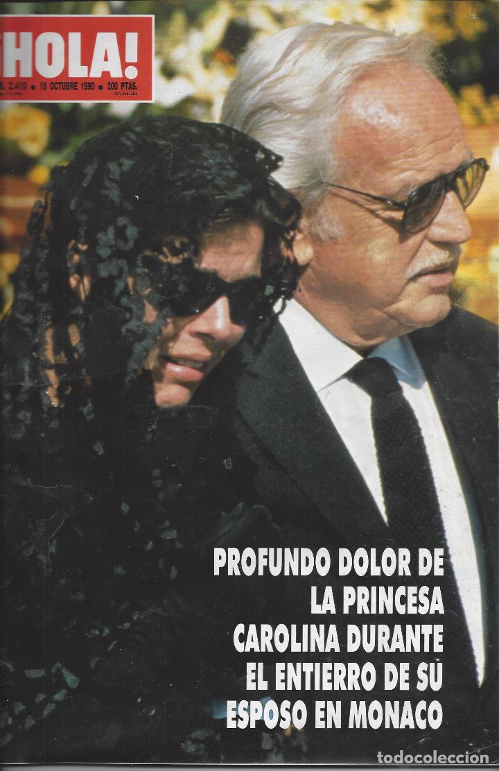 Colecionismo da Revista &iexcl;Hola!: REVISTA HOLA NUMERO 2410 DEL 18-10-1990. SUMARIO EN INTERIOR