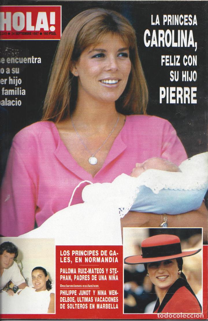 Colecionismo da Revista &iexcl;Hola!: REVISTA HOLA NUMERO 2249 DEL 24-09-1987.SUMARIO EN INTERIOR.RONALD REEGAN,LITRI II,KARINA Y FRANCISC