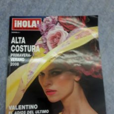 Coleccionismo de Revista Hola: HOLA ALTA COSTURA. PRIMAVERA VERANO 2008. Lote 302248378