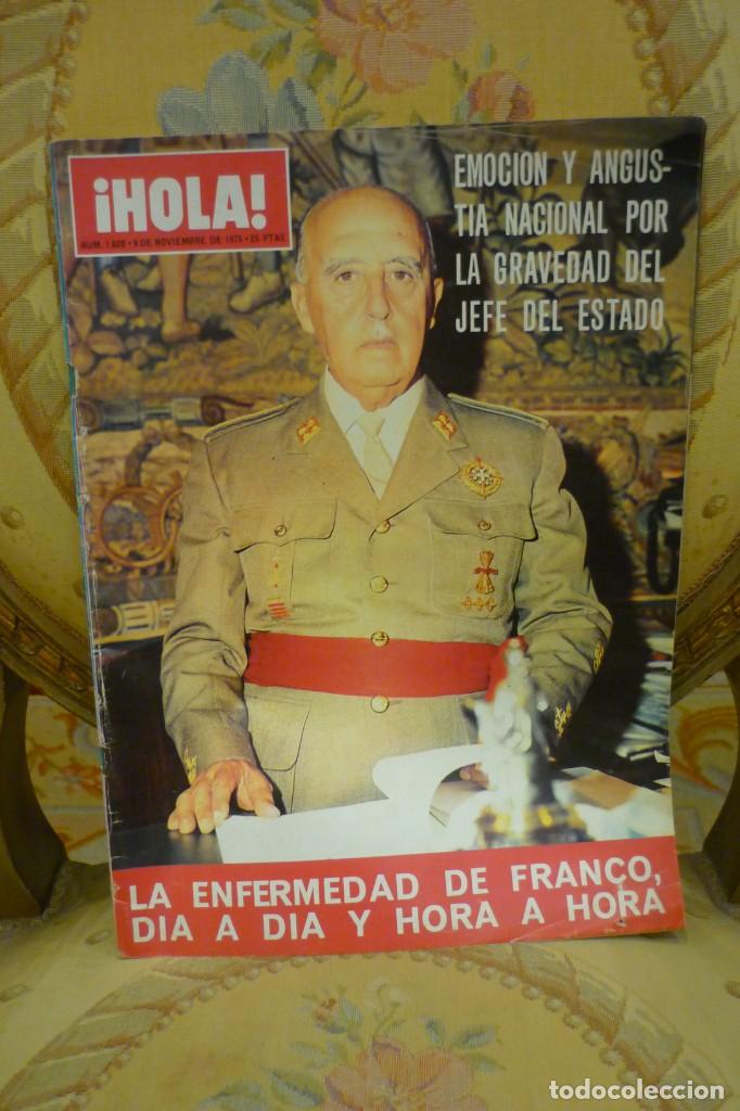 Collectionnisme de Magazine &iexcl;Hola!: HOLA N&Uacute;M. 1.628, DE 8 DE NOVIEMBRE DE 1.975.