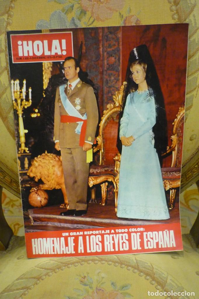 Collectionnisme de Magazine &iexcl;Hola!: &iexcl;HOLA! N&Uacute;M. 1.632, 6 DE DICIEMBRE DE 1.975.