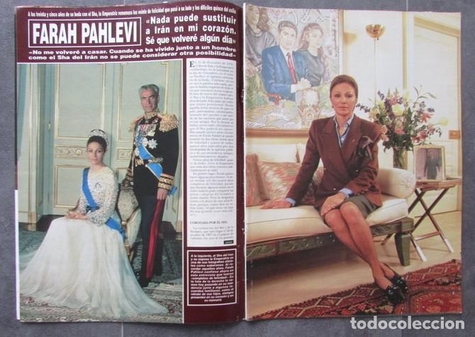 Colecionismo da Revista &iexcl;Hola!: RECORTE REVISTA HOLA N.&ordm; 2633 1995 FARAH PAHLEVI 9 PGS