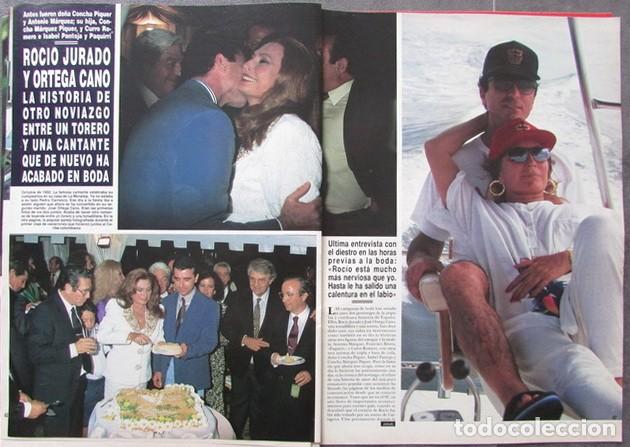 Colecionismo da Revista &iexcl;Hola!: RECORTE REVISTA HOLA N.&ordm; 2637 1995 ROC&Iacute;O JURADO Y ORTEGA CANO 5 PGS