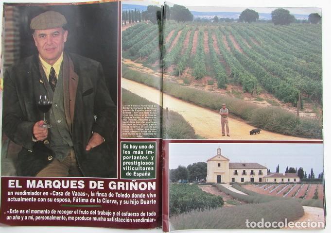 Colecionismo da Revista &iexcl;Hola!: RECORTE REVISTA HOLA N.&ordm; 2721 1996 Carlos Falc&oacute; y Fern&aacute;ndez de C&oacute;rdova, Marqu&eacute;s de Gri&ntilde;&oacute;n. 9 pg.