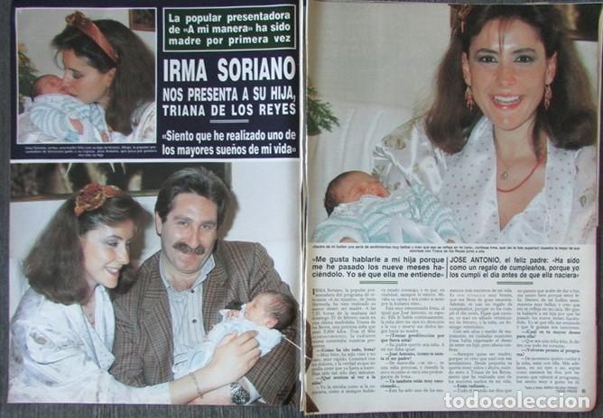 Colecionismo da Revista &iexcl;Hola!: RECORTE REVISTA HOLA N.&ordm; 2378 1990 IRMA SORIANO