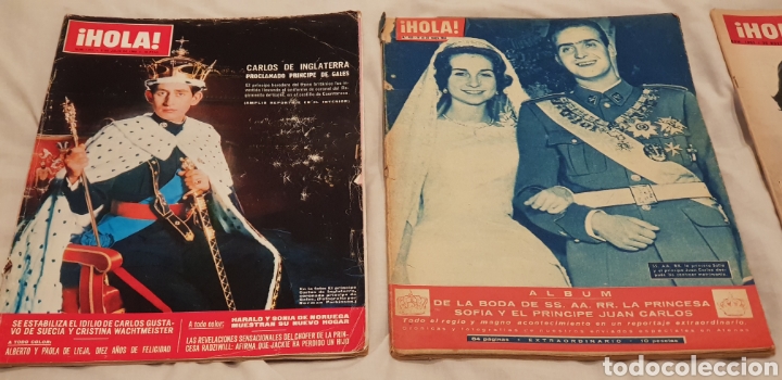 Collectionnisme de Magazine &iexcl;Hola!: 5 revistas Hola boda real, kennedy