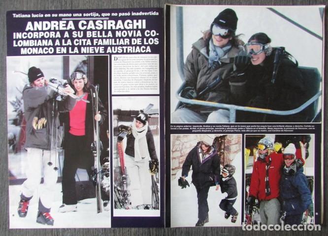 Coleccionismo de Revista Hola: RECORTE REVISTA HOLA N.&ordm; 3161 2005 ANDREA CASIRAGHI. ISABEL PREYSLER