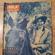 Coleccionismo de Revista Hola: HOLA REVISTA 819 AÑO.1960.SORAYA EN SEVILLA.FRANCO EN BARCELONA.GINA LOLLOBRIGIDA.FARAH DIBA ETC.