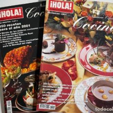 Coleccionismo de Revista Hola: ¡HOLA! ESPECIAL COCINA 2001 Y 2002 RECETAS CON LOS MEJORES COCINEROS. Lote 306984093