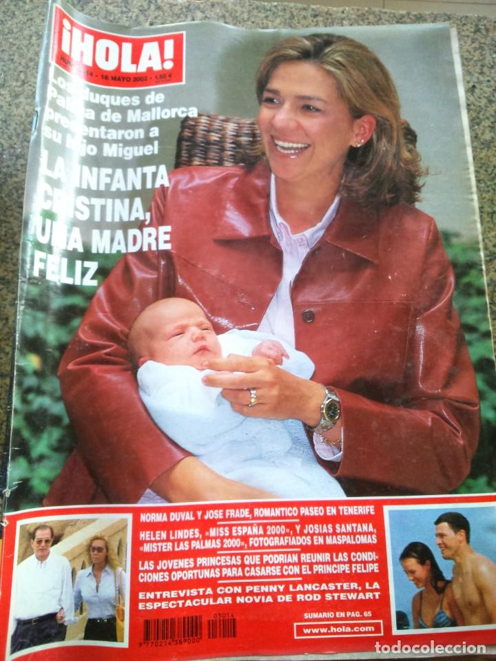 Sammeln von Zeitschriften &iexcl;Hola!: REVISTA HOLA - N&ordm; 3014 - 16 DE MAYO 2002 -- LA INFANTA CRISTINA UNA MADRE FELIZ --