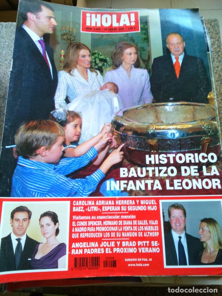 Collezionismo di Rivista &iexcl;Hola!: REVISTA HOLA - N&ordm; 3208 -- 25 DE ENERO 2006 -- HISTORICO BAUTIZO DE LEONOR --