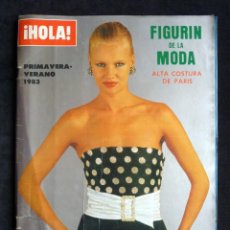 Coleccionismo de Revista Hola: REVISTA ¡HOLA! NÚMERO ESPECIAL. PRIMAVERA-VERANO 1983. FIGURIN DE LA MODA. ALTA COSTURA PARIS (2)