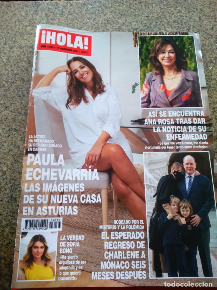 Sammeln von Zeitschriften &iexcl;Hola!: REVISTA HOLA - N&ordm; 4033 -- 17 DE NOVIEMBRE 2021 -- PAULA ECHEVARRIA --