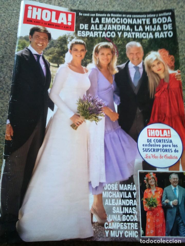 Collezionismo di Rivista &iexcl;Hola!: REVISTA HOLA - N&ordm; 4007 -- 19 DE MAYO 2021 -- BODA DE ALEJANDRA Y ERNESTO DE NOVALES --