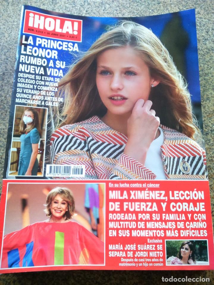 Sammeln von Zeitschriften &iexcl;Hola!: REVISTA HOLA - N&ordm; 4013 -- 30 DE JUNIO 2021 -- LA PRINCESA LEONOR RUMBO A SU NUEVA VIDA --