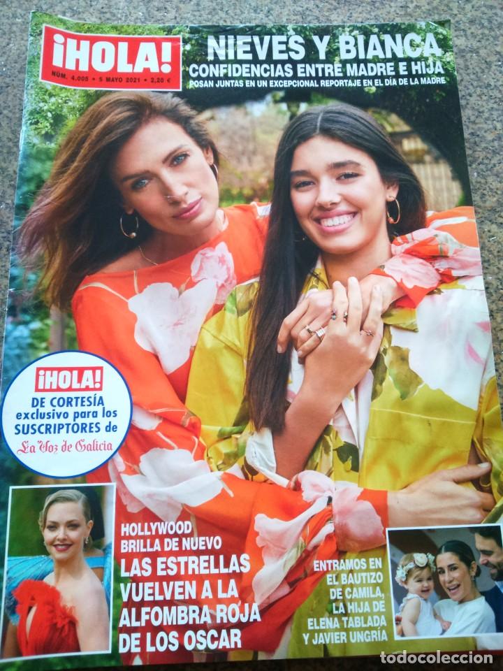 Collezionismo di Rivista &iexcl;Hola!: REVISTA HOLA - N&ordm; 4005 -- 5 DE MAYO 2021 -- NIEVES Y BIANCA --