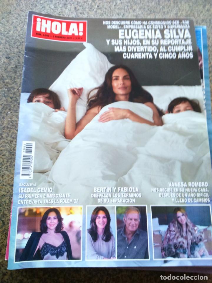 Collezionismo di Rivista &iexcl;Hola!: REVISTA HOLA - N&ordm; 3992 -- 3 DE FEBRERO 2021 -- EUGENIA SILVA Y SUS HIJOS --