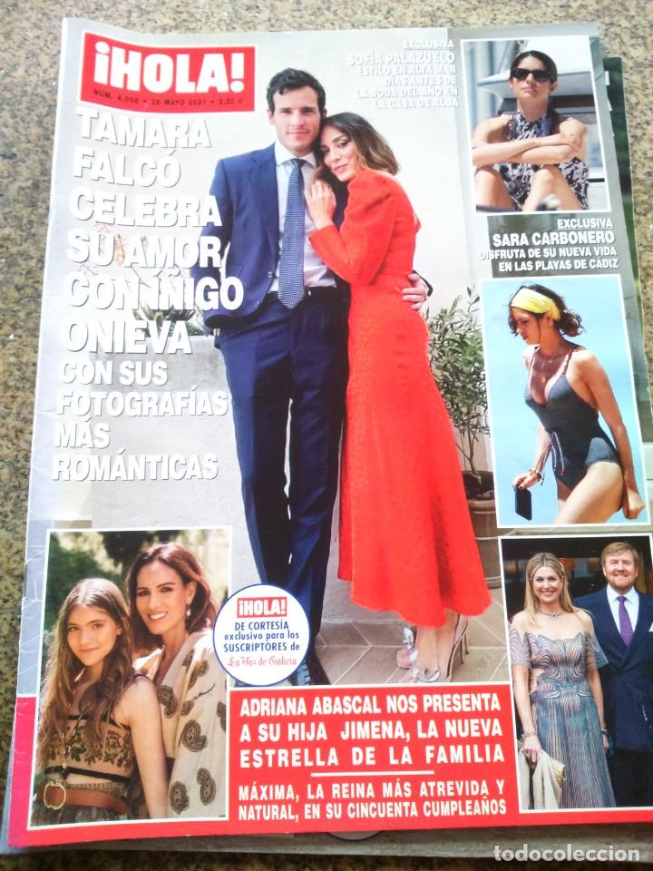 Collezionismo di Rivista &iexcl;Hola!: REVISTA HOLA - N&ordm; 4008 -- 26 DE MAYO 2021 -- TAMARA FALCO E I&Ntilde;IGO ONIEVA --